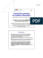 Introduction Générale Au Système Immunitaire: Définitions