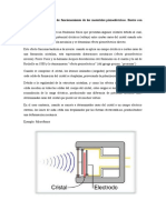 Explique El Principio de Funcionamiento de Los Materiales Piezoeléctricos. Ilustre Con Figuras o Diagramas