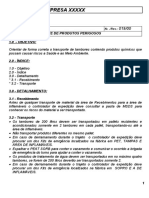 PROCEDIMENTOS TRANSPORTE DE PRODUTOS PERIGOSOS.DOC