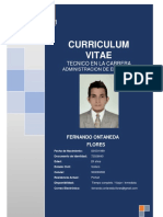 CV - Fernando Ontaneda