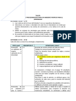 Taller Normas, Rutinas y Procedimientos Primer Ciclo