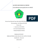 Makalah MTK Ekonomi Dan Bisnis (Fungsi Non Linier, Keseimbangan Pasar, Pajak, Dan Non Subsidi)