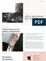 Kits y máquinas de tatuaje para principiantes y profesionales