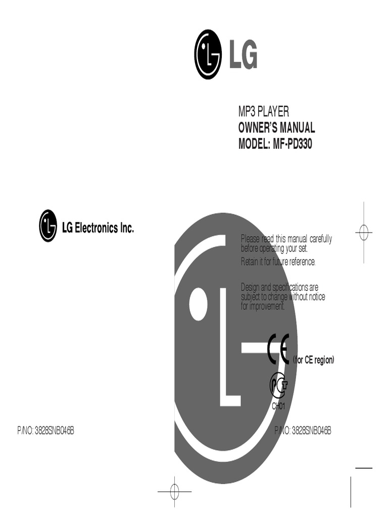 LG MF-PD330 Owner's Manual | PDF | Computer File | Floppy Disk