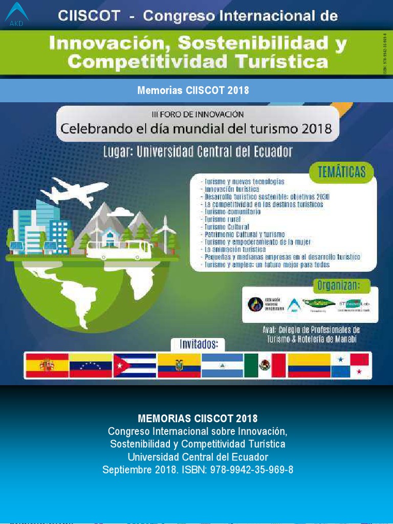 Memorias Congreso Internacional Sobre in | PDF | Turismo | Sustentabilidad