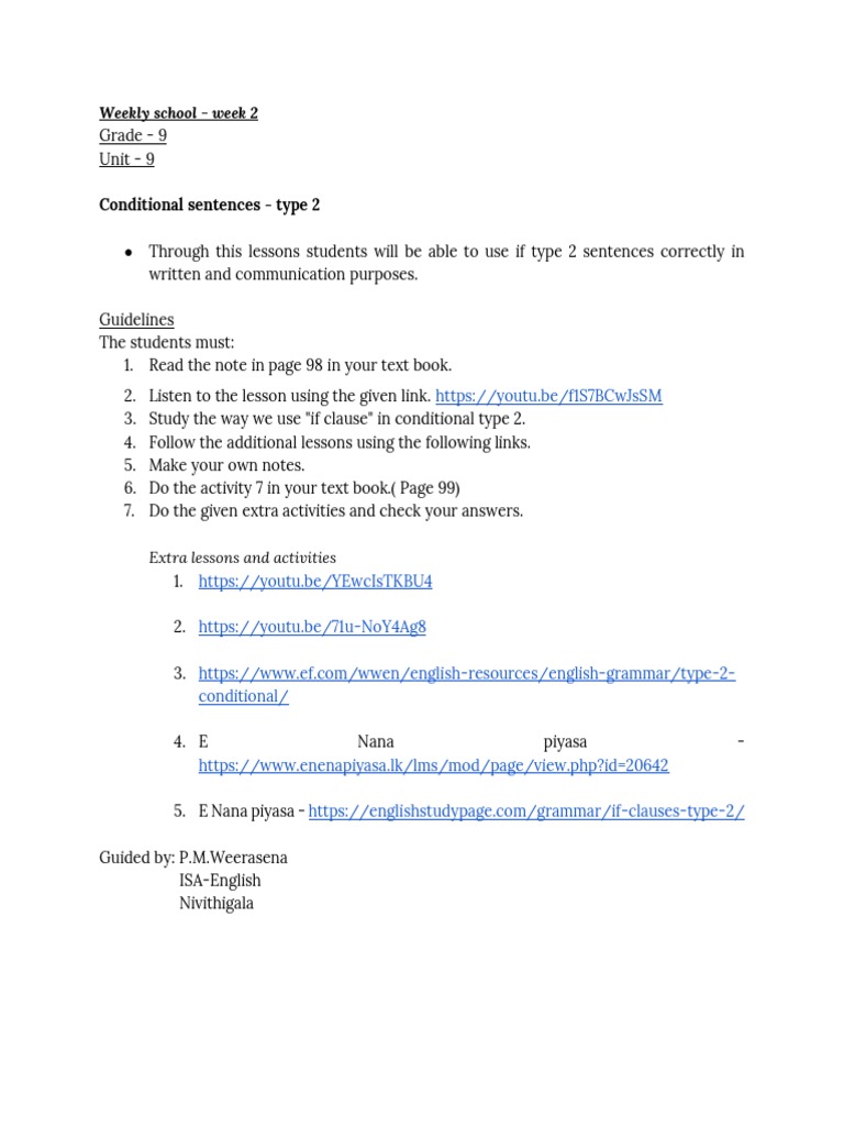 English Week 2 | PDF | Language Arts & Discipline