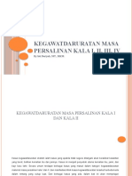 Kegawatdaruratan Masa Persalinan Kala I, II, III, IV Revisi