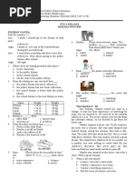 Pts 2 Kelas 8 Bahasa Inggris Pilihan Ganda