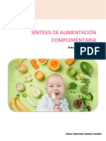 Alimentación complementaria: Pautas para introducción alimentaria en bebés