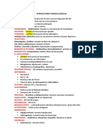 Interacciones Farmacológicas