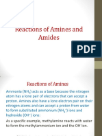 Reactions of Amines and Amides