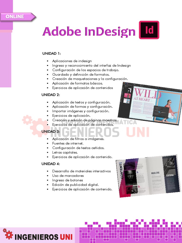 Guía de Adobe InDesign: Aprendizaje y Ejercicios | PDF