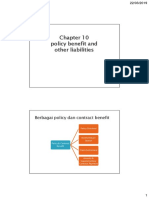 Chapter 10 Policy Benefit and Other Liabilities