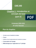 CME 440 Chapitre 1: Introduction Et Concepts de Base (Part 2)