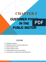 Customer Focus in The Public Sector