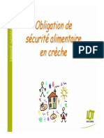 Obligation de Sécurité Alimentaire Che