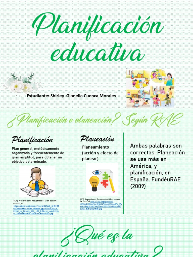 Guía de Planificación Educativa | PDF | Planificación | Aprendizaje