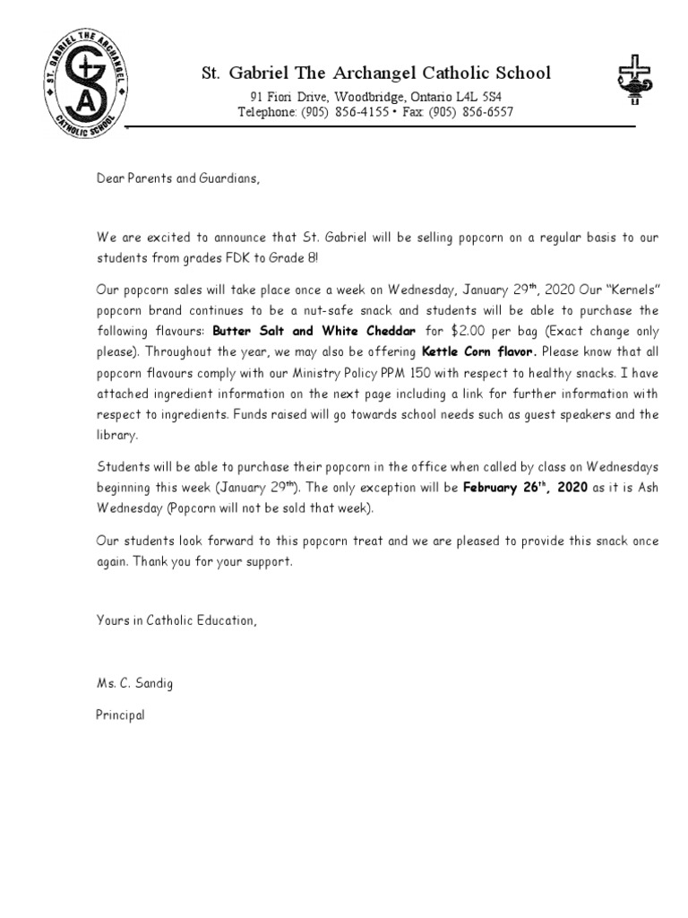 Popcorn Letter | PDF