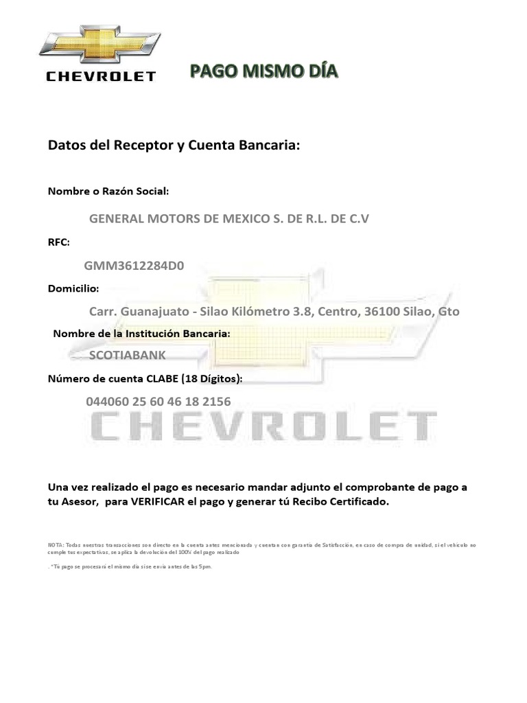 Spei Scotiabank Chevrolet PDF