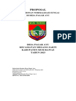 Proposal Normalisasi Sungai Desa Pagar Ayu