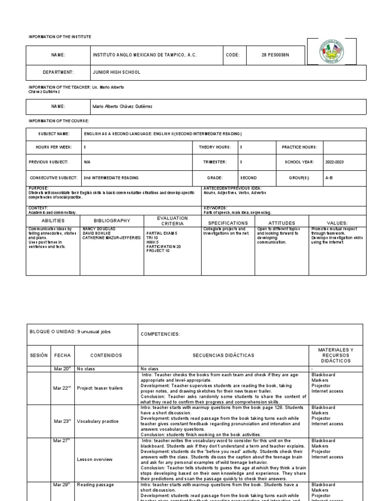 2nd Intermediate CORRECTED | PDF | Reading Comprehension | Human ...