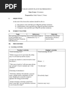 Detailed Lesson Plan (Counting Numbers 1-10) ) | PDF | Lesson Plan ...