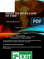 What To Do in Case of Fire