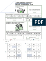 Trabajo Autónomo. - Resolvemos Situaciones de Comparación - 28 y 29