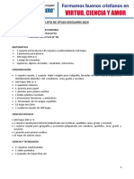 Lista de Útiles Escolares 2023 - 2sec