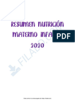 Resumen Nutricion Materno Infantil 2020