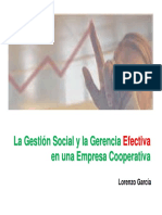 Cómo lograr la efectividad gerencial en las cooperativas a través de la gestión social