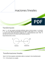 Transformaciones Lineales: Ing. Francisco Barrera García