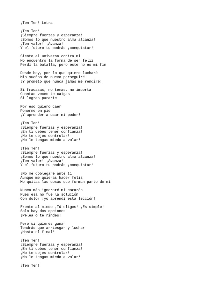 Letra de 