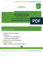 Pharm-D Biochemistry, Lipids