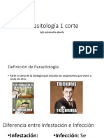 Parasitología 1 Corte