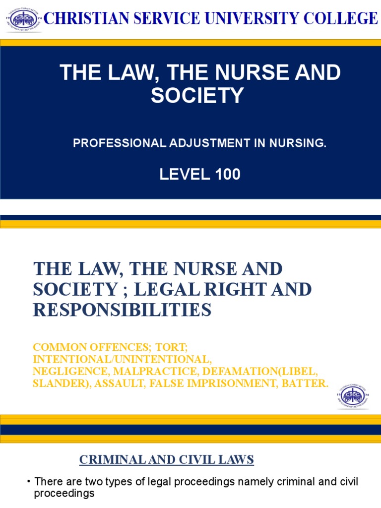 Types Of Law Tort Negligence Malpractice Studs Pdf Defamation