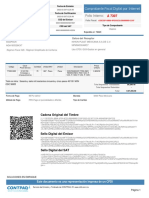 Folio Interno:: Comprobante Fiscal Digital Por Internet