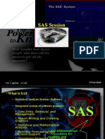 Parer Point Presentation On SAS by GE