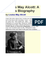 Louisa May Alcott: A Child's Biography