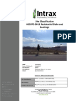 Site Classification AS2870-2011 Residential Slabs and Footings