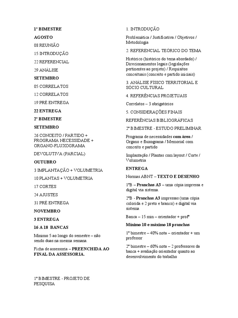 CRONOGRAMA TCC_1 | PDF