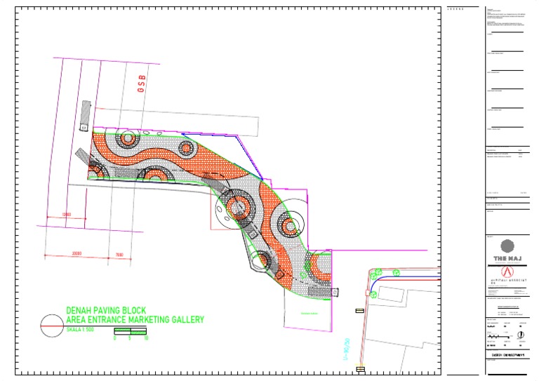 Denah Paving Block Area Entrance Marketing Gallery: SKALA 1: 500 | PDF
