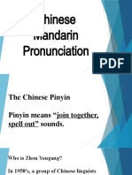 Chinese Mandarin Pronunciation