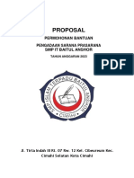 Proposal: Permohonan Bantuan Pengadaan Sarana Prasarana SMP It Baitul Anshor