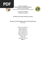 Group 4 - Nursing Care of The Pregnant Client - Pelvic Floor Diseases Written Report