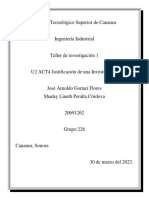 U2 ACT4 Justificación de Una Investigación