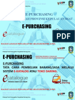 E-Purchasing: Di Pemerintah Provinsi Kepulauan Riau