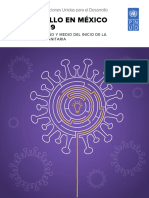 Desarrollo en México Y Covid-19: Programa de Las Naciones Unidas para El Desarrollo