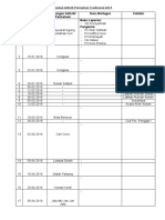 Jadual Giliran Permainan Tradisional