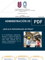 Administración de Obra